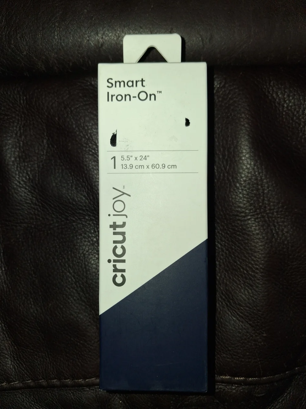 Cricut Matte Smart Iron-On in White and Navy Accent